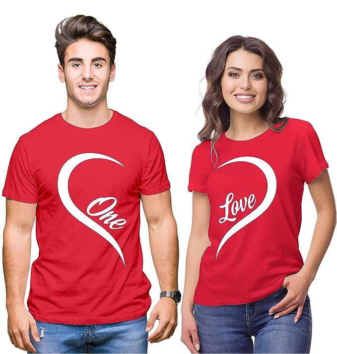 couple-tshirts-for-couples-|-printed-one-love-heart-t-shirts