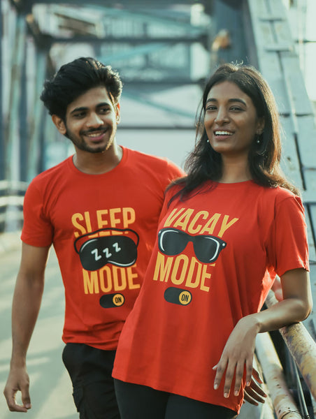 Sleep Mode Couple T-Shirt